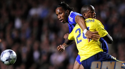 דרוגבה מול טורה בליגת האלופות. השניים שיסחבו את הנבחרת (GettyImages)