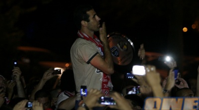 וואליד באדיר על הכפתיים. אף אחד לא חוגג לו בבית חוץ ממנו (רועי גלדסטון)