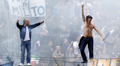 אוהדי אינטר. זלאטן לא מפחד (רויטרס)