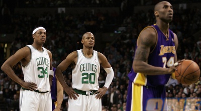 קובי בראיינט ריי אלן פול פירס (רויטרס)