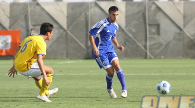 אבי ריקן מול מרקוס נילסן היום בנס ציונה (עמית מצפה)