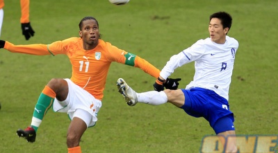 דרוגבה. הוא לא יהיה באליפות. אך הוא הספורטאי הגדול ביותר שיצא מחוף השנהב  (רויטרס)