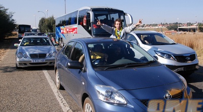 הפקק בדרך למשחק (שי לוי)