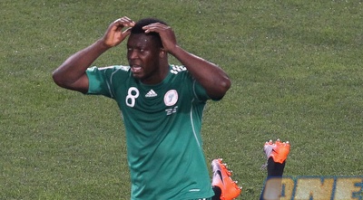 איגביני יעקובו לא מאמין אחרי עוד החמצה של ניגריה (GettyImages)