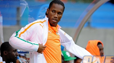 דרוגבה על הספסל של חוף השנהב. הכישלון במונדיאל השפיע (GettyImages)