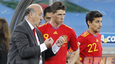 דל בוסקה עם טורס. מחמאות על הרצון לשחק התקפי, ביקורות על ההגנה (רויטרס) דל בוסקה עם טורס. מחמאות על הרצון לשחק התקפי, ביקורות על ההגנה (רויטרס)