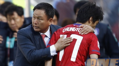 הונג יונג מו כשעוד היה לדרום קוריאה סיכוי (רויטרס)