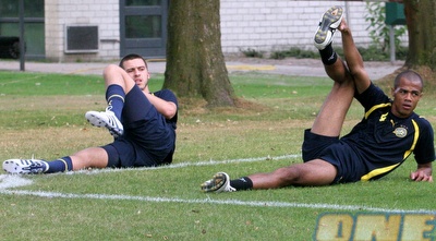 ניבאלדו ומדוניאנין. נראו טוב באימון (ליאור טימור)