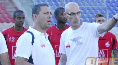 קלינגר באימון הבכורה (אלעד ירקון)