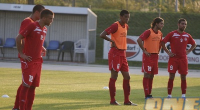 פרנסמן, בן דיין, שכטר מרעי ודה סילבה בצילום משותף (רועי גלדסטון)