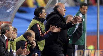 ויסנטה דל בוסקה. המשחק המסודר שלו הורג יריבות (רויטרס) ויסנטה דל בוסקה. המשחק המסודר שלו הורג יריבות (רויטרס)