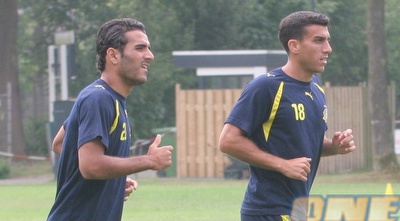 גפני וכחלון באימון (ליאור טימור)