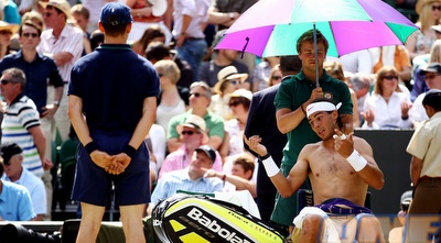 נדאל על הספסל (GettyImages) נדאל על הספסל (GettyImages)