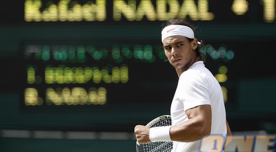 נדאל ולוח התוצאות המבשר טובות עבורו (רויטרס) נדאל ולוח התוצאות המבשר טובות עבורו (רויטרס)