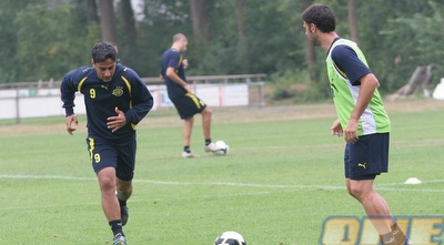 ברק יצחקי עם רוברטו קולאוטי. ערכו אימון מלא (ליאור טימור)