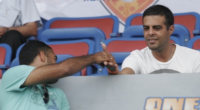 גיא לוזון. הגיע לצפות בקבוצתו לשעבר (דרור עינב)