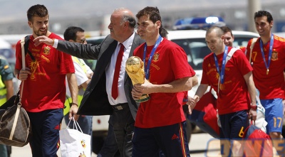 קסיאס, דל בוסקה ופיקה. יגנו על התואר בברזיל? (GettyImages)
