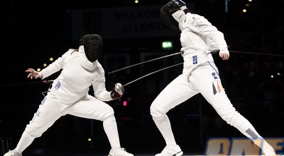 נועם מילס. תתחרה בסגנון הדקר לנשים (רויטרס)