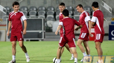 שחקני אקטובה באימון המסכם. למדו מההפסד לחיפה? (יניב גונן)