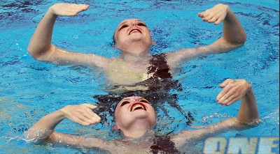 גלושקוב ויופה מפגינות תיאום בדרך לגמר (רויטרס)