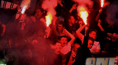 אוהדי סן ז´רמן. עושים לכל הנשיאים בעיות   (GettyImages)