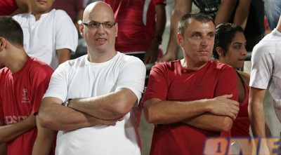 קובי סידי עם לובין. (רועי גלדסטון)