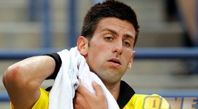 ג´וקוביץ´ מבין שהמשחק גמור (GettyImages)