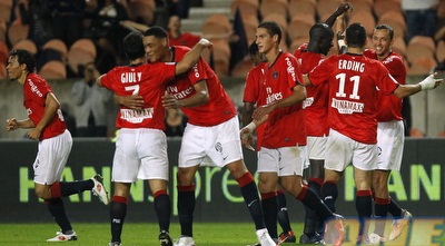 שחקני סן-ז´רמן. לא הפסידו במשחקים רשמיים העונה (רויטרס)