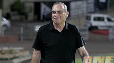 אברהם גרנט באימון הנבחרת (שי לוי)