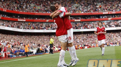 קוסיאלני חוגג עם סקילאצ´י את הראשון (GettyImages)