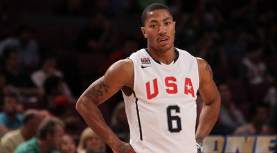 דרק רוז. הגנה חזקה של האמריקנים הובילה לפער  (GettyImages)