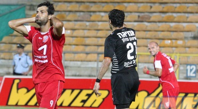 בן בסט מאוכזב אחרי החמצה (עמית מצפה)