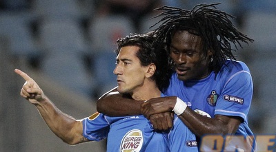 פדרו ריוס חוגג שער גדול (רויטרס)