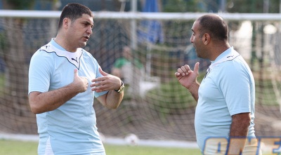 יובל נעים עולה על מדים באימון הראשון (שי לוי) יובל נעים עולה על מדים באימון הראשון (שי לוי)