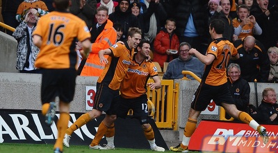דייויד אדוארדס חוגג מהפך מול מנצ´סטר סיטי (GettyImages)