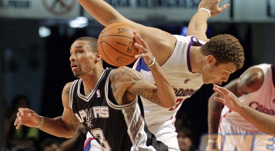 בלייק גריפין מול הספרס. משחק שיא (רויטרס)