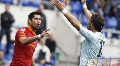 בוריילו וסטנדרדו עצבניים. כרגיל, דרבי חם באולימפיקו (רויטרס) בוריילו וסטנדרדו עצבניים. כרגיל, דרבי חם באולימפיקו (רויטרס)