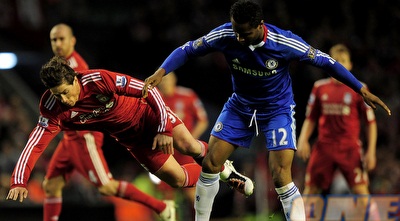 מיקל מול טורס. הבלוז לא במשחק (GettyImages)