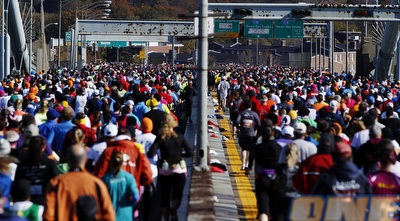 מרתון ניו יורק נחשב לאחד משני המרתונים היוקרתיים בעולם (רויטרס)