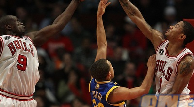 רוז ודנג עוצרים את קארי (GettyImages)