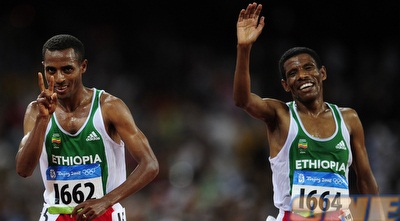 בקלה וגברסילאסי. האחד שחצן, השני עמך (רויטרס)