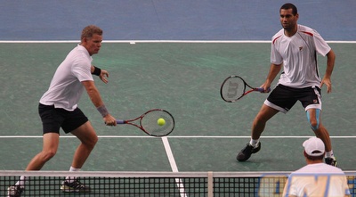 אנדי רם ומארק נואלס. שמרו על ההגשה בפתיחה (GettyImages) אנדי רם ומארק נואלס. שמרו על ההגשה בפתיחה (GettyImages)