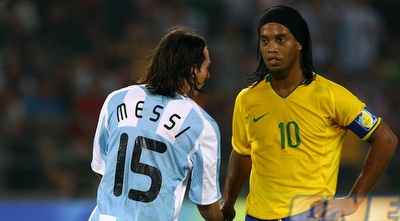 רונאלדיניו. יפגשו במונדיאל 2014? (GettyImages)