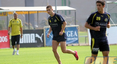 מדוניאנין באימון. לא ברור אם יפתח (ליאור טימור)