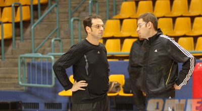 שרון דרוקר ומתן חרוש. &qout;משמעות המשחק ברורה לנו לגמרי&qout; (גיא בן זיו)