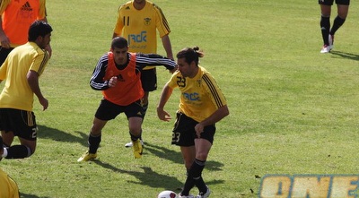 דריו פרננדס ועמית בן שושן (גיא בן זיו)