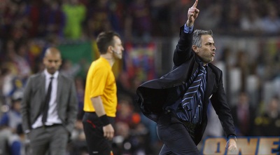 מוריניו וגווארדיולה (רויטרס)