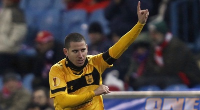 קוקה מסלוניקי חוגג צמד אתלטיקו (רויטרס)