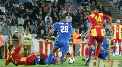 מקרייב ושריקי מול הגנת רמת גן (מור שאולי)