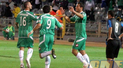 מכבי חיפה חוגגת ניצחון לא פשוט (יוסי ציפקיס)